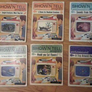 15 Vintage 1960's Show'N Tell picturesound program sets